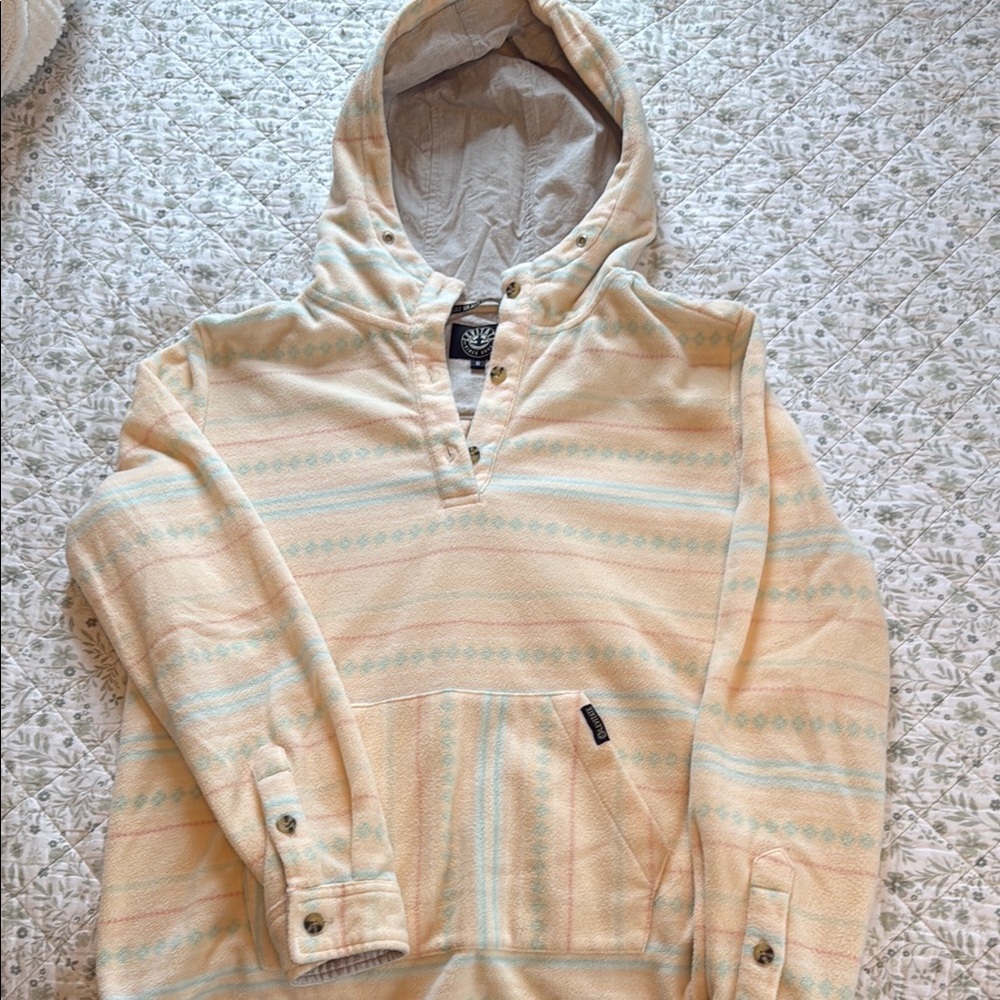 Striped Hooded Pullover